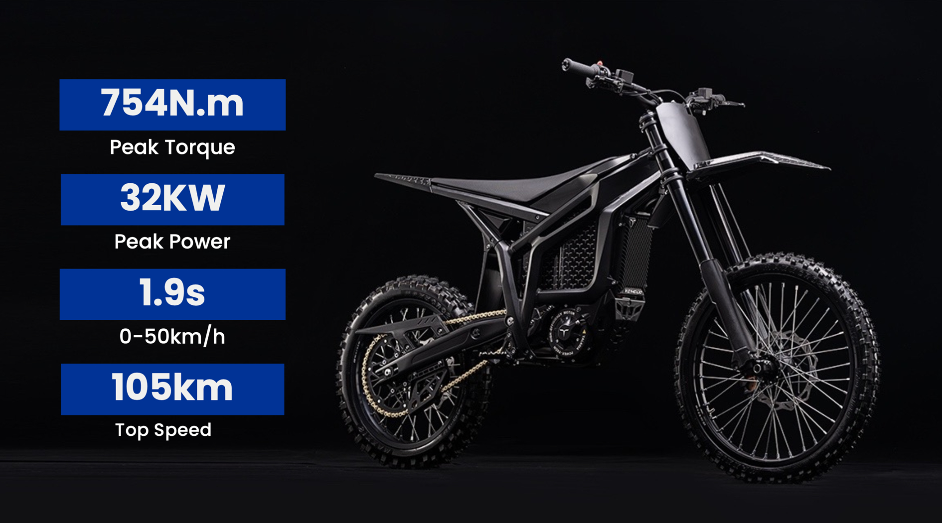 2026 Talaria Komodo 97.2V 32KW Electric Enduro Motorcycle
